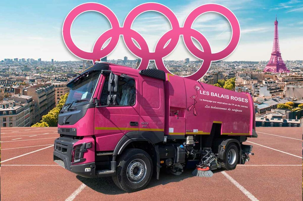 Les Balais Roses – Prêt à Briller lors des Jeux Olympiques de Paris 2024 !